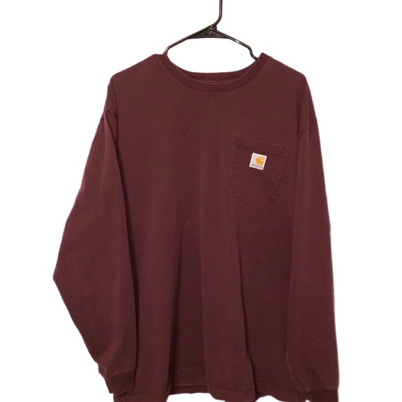 Men’s Carhartt Long Sleeve Pocket Tees Bundle Original Fit T-Shirts - Picture 8 of 13